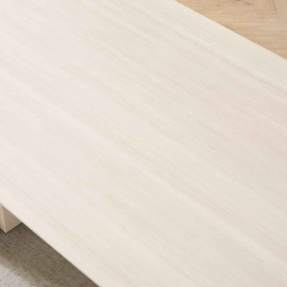 Apollo White Ceramic Dining Set With 4 Rhea Gold Chairs