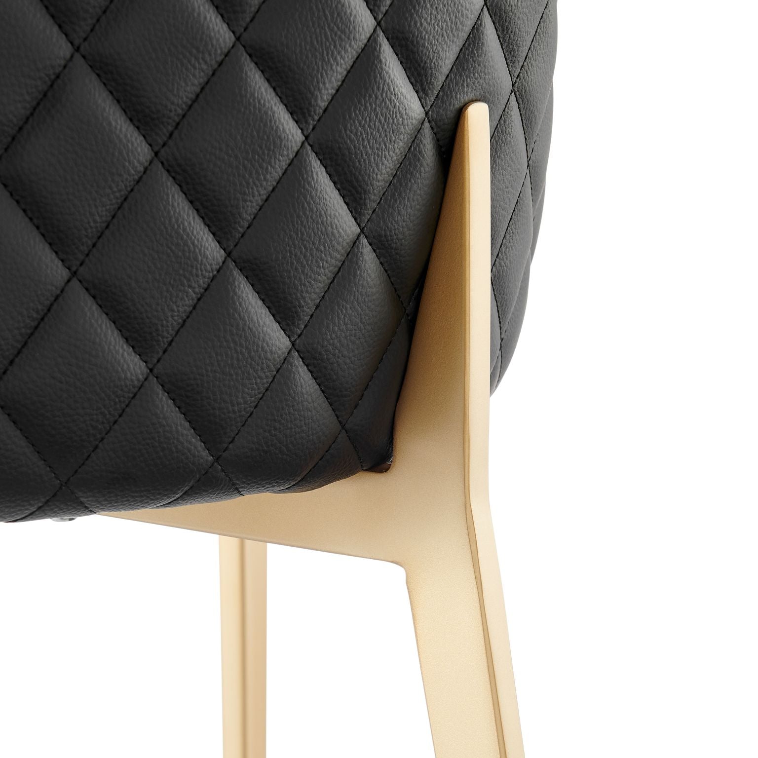 Black Ceramic Marble Effect Extending Table with 4 Black Faux Leather Chair Set