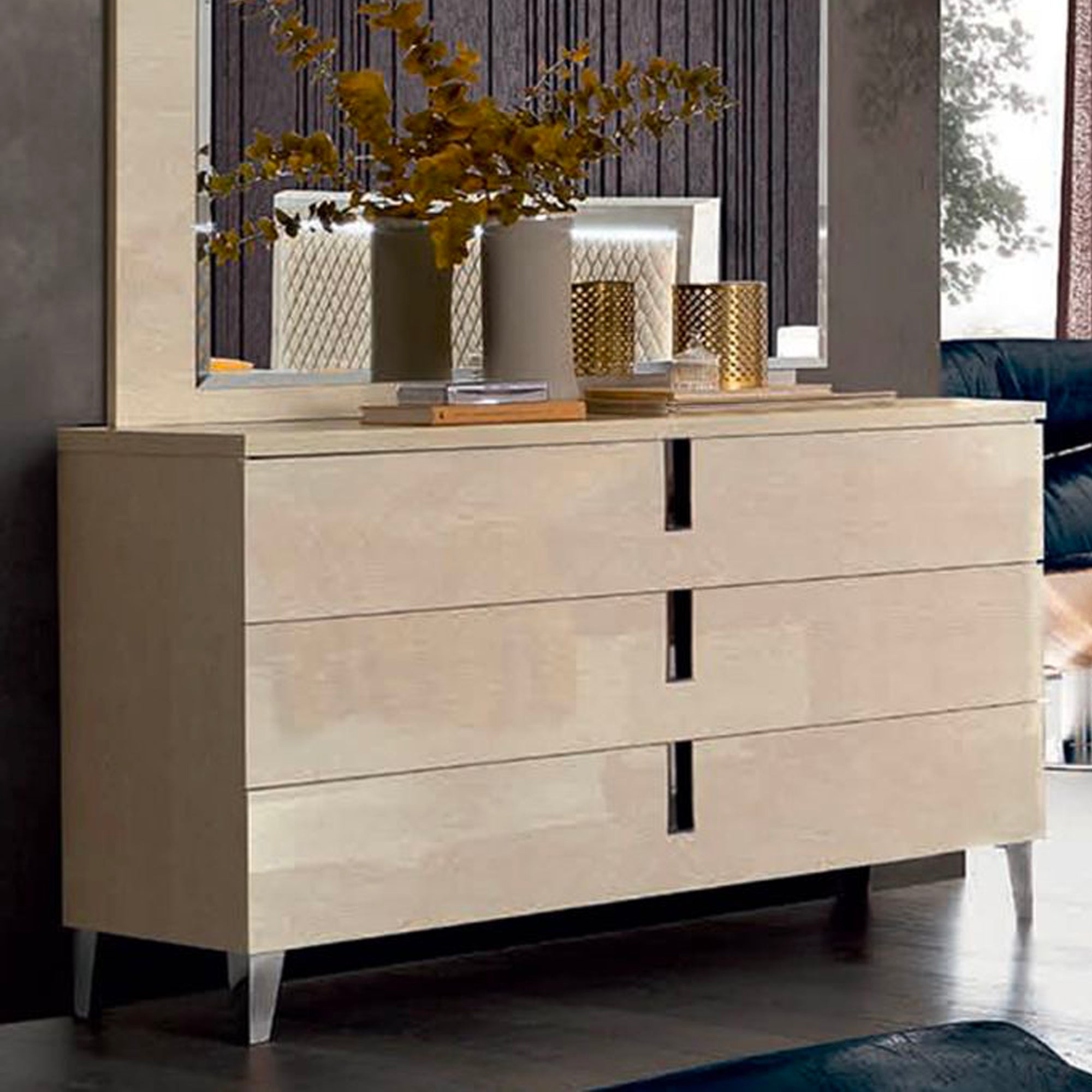 Camel Group Ambra Sand Three Drawer Dresser