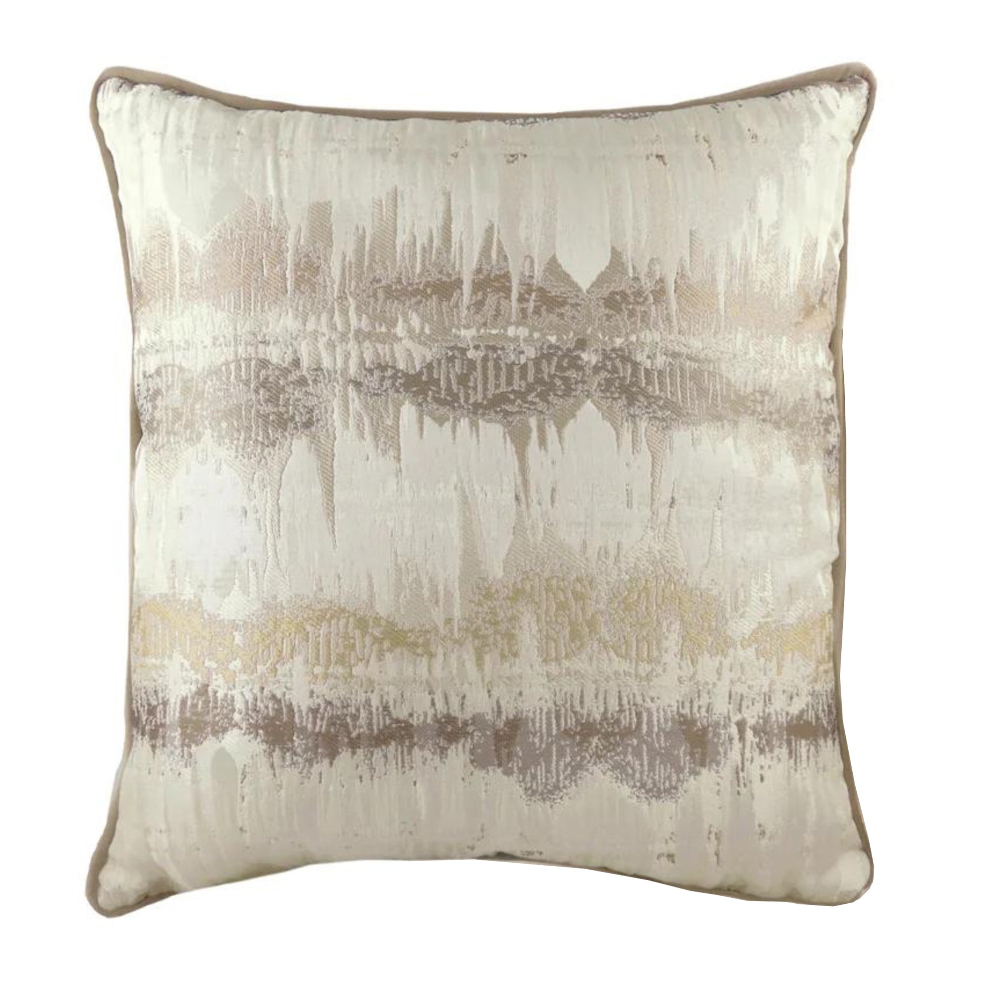 Inca Jacquard Cushion in Mocha