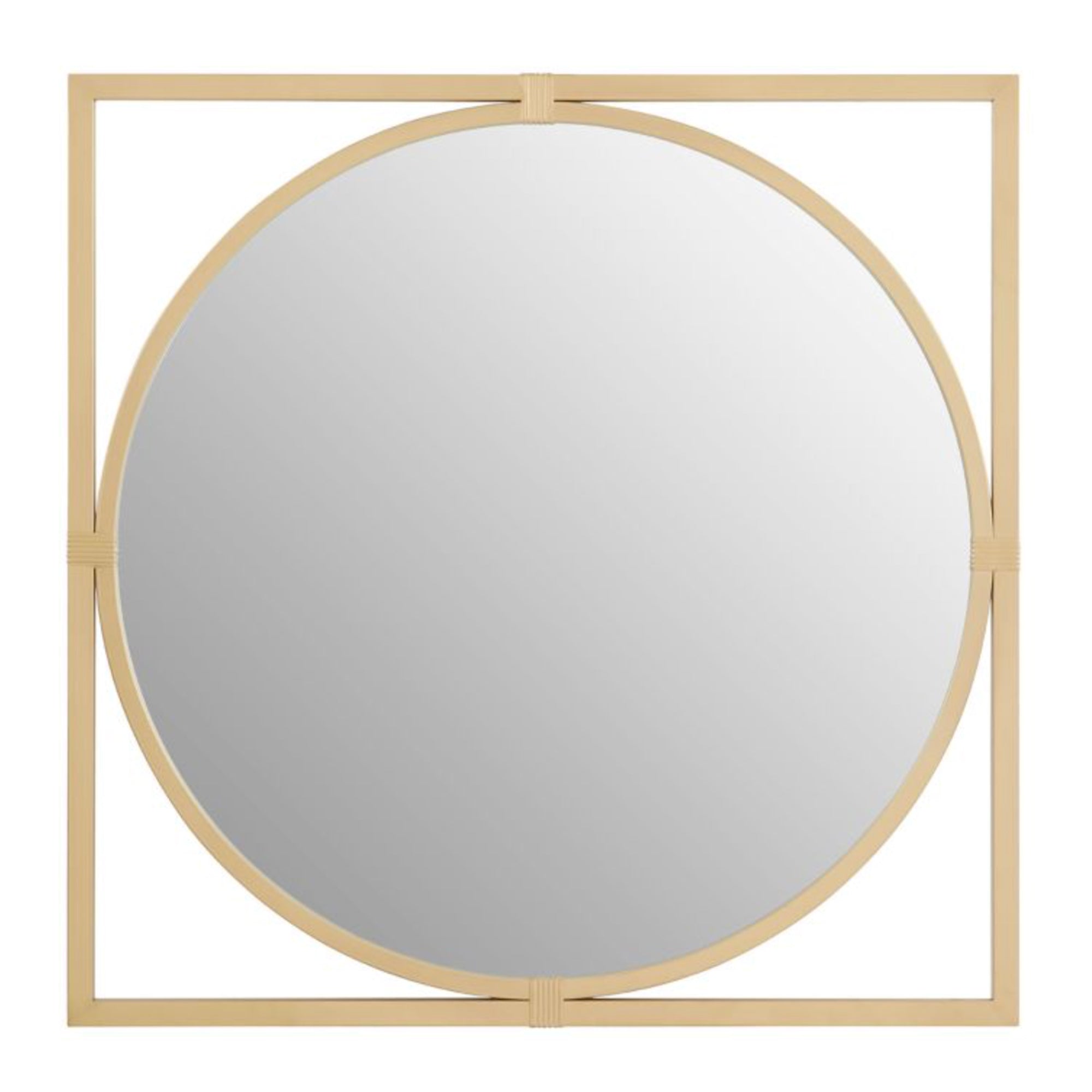 Orbit Bronze Framed Circle Mirror